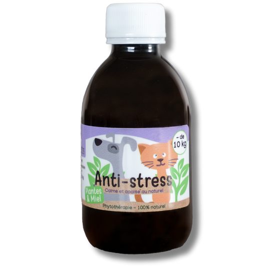 Sirop Naturel Stress 200mL - Chiens et Chats de - 10KG-0